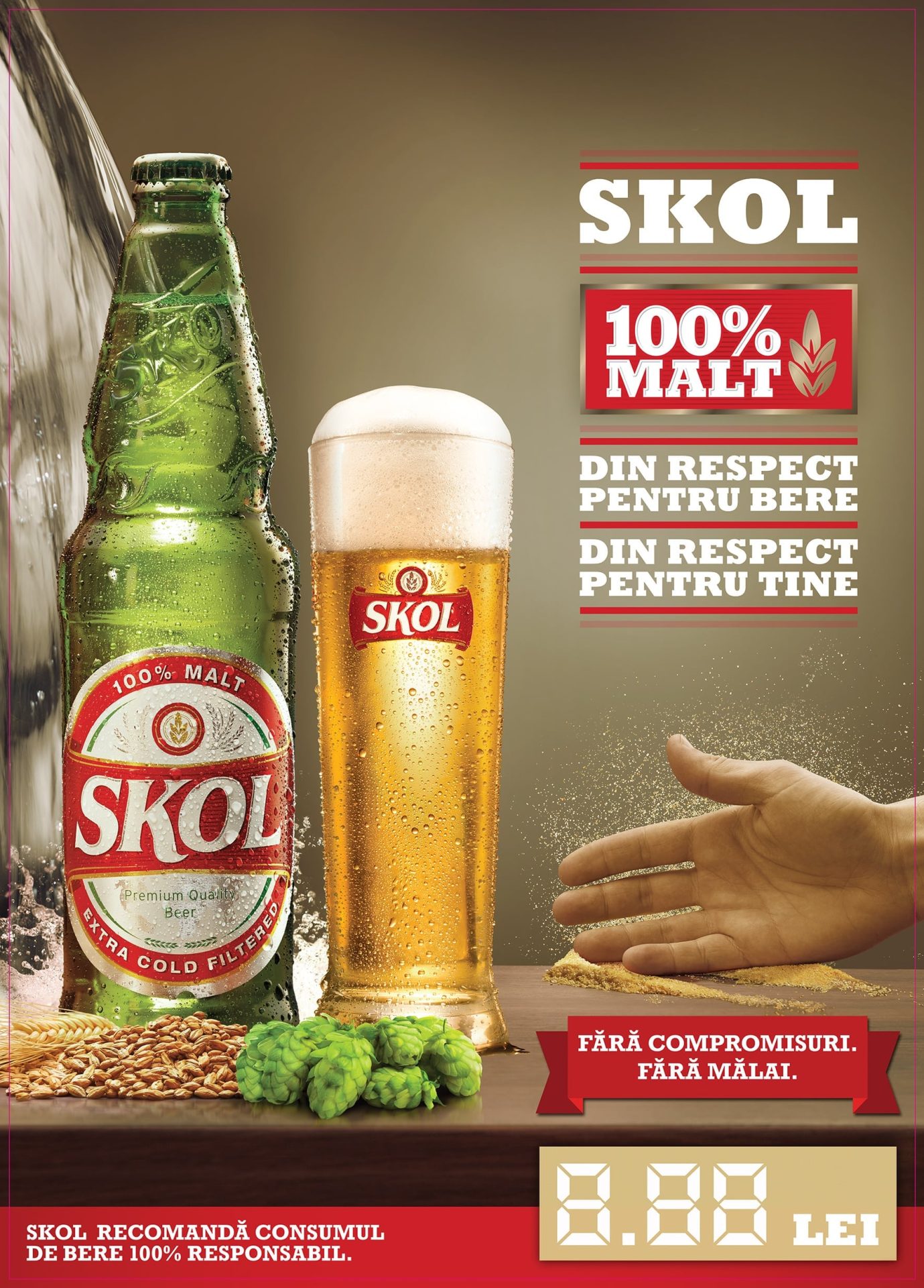Platforma noua pentru berea Skol