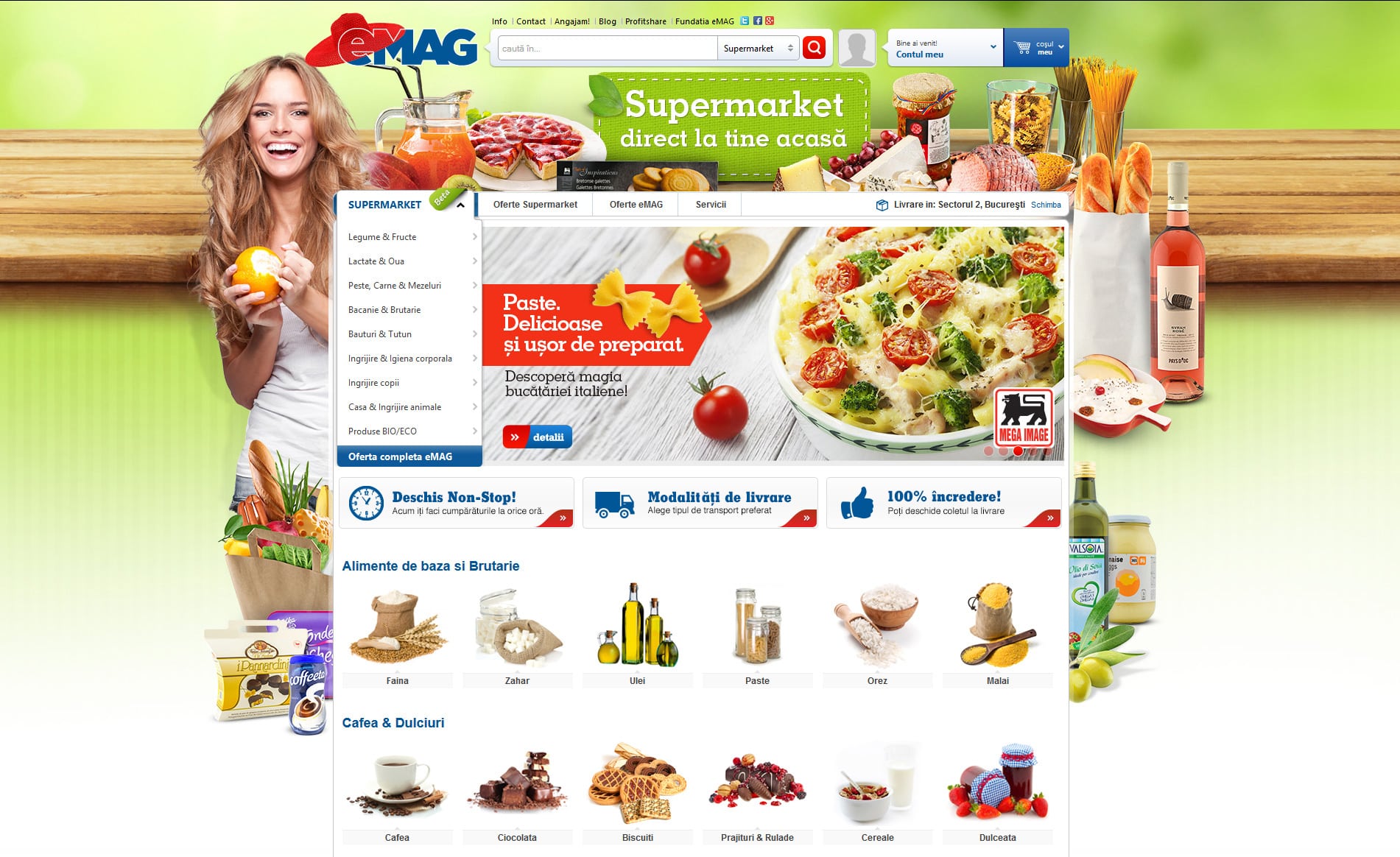 Supermarket direct la tine acasa