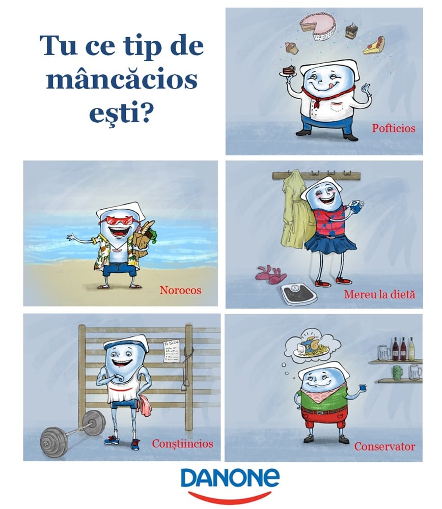 Vizual aplicatie Danone