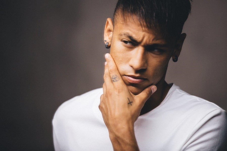 Neymar Jr. in timpul filmarilor 2