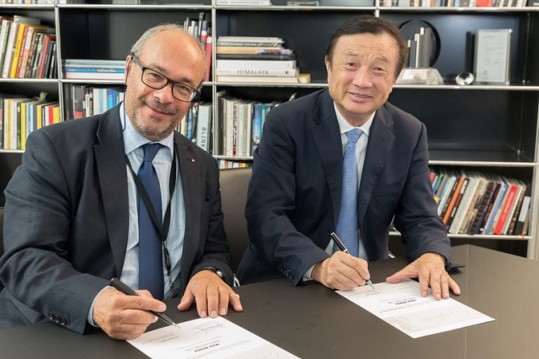Max Berek Innovation Lab Signing Ren Zhengfei Dr Kaufmann