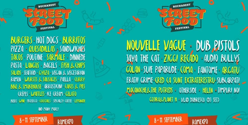 Doar o săptămâna pana la primul festival de street food din București