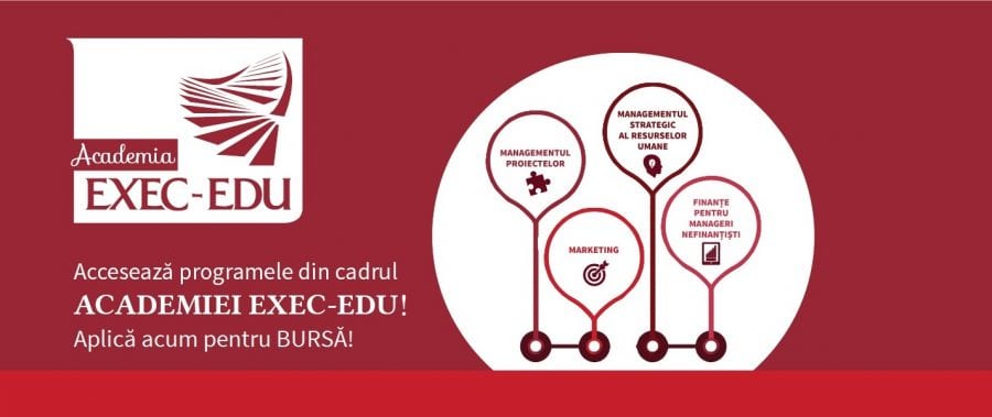 Câştigă o bursă la unul dintre programele Academiei EXEC-EDU