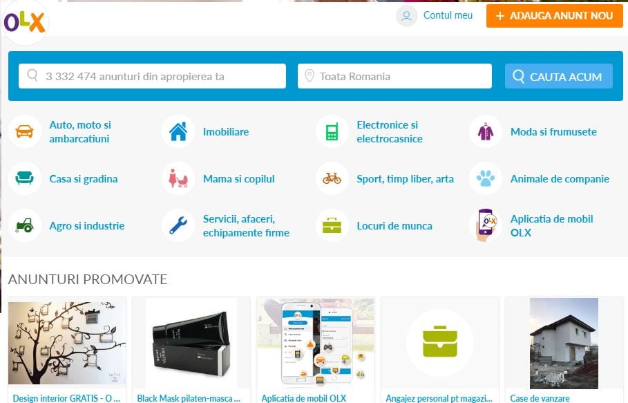 2016, anul anunțurilor online. Ce au mai vândut românii pe OLX