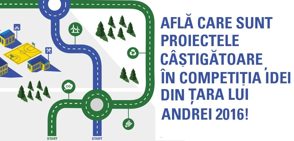 150.000 euro pentru 13 proiecte ale programului „Idei din Țara lui Andrei”