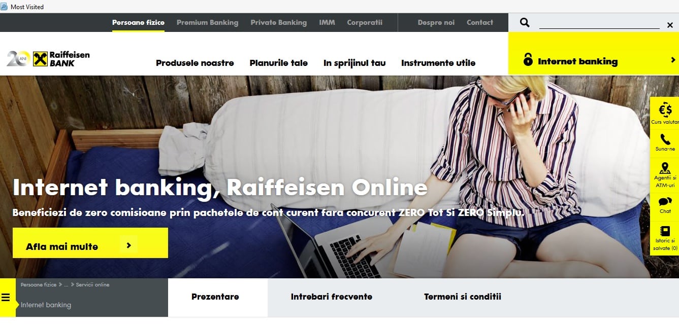 Raiffeisen Bank își schimbă platforma online