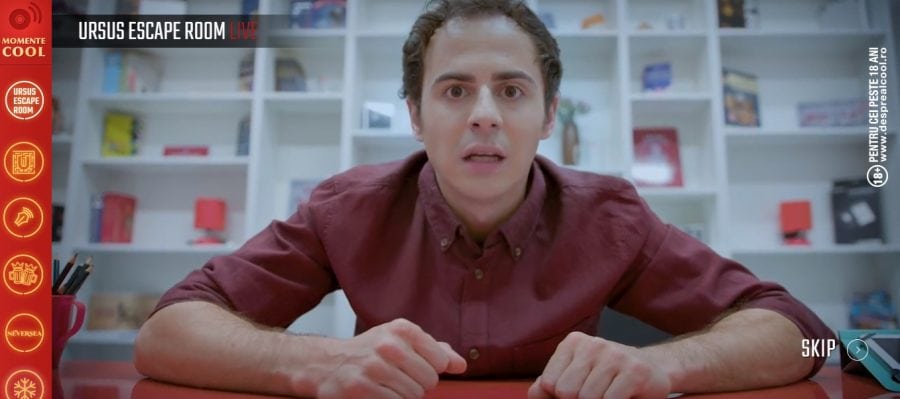 URSUS și Kubis lansează singurul escape room din lume transmis și controlat online