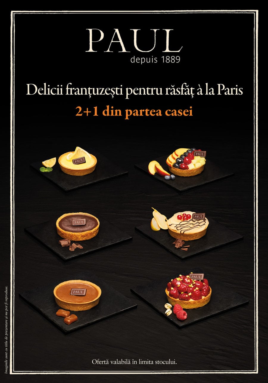Brutăriile Paul relansează „Tartelettes Festival”
