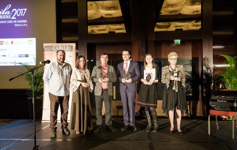 Gala Premiilor Revistei CARIERE a premiat români care excelează în antreprenoriat, leadership, cultu...