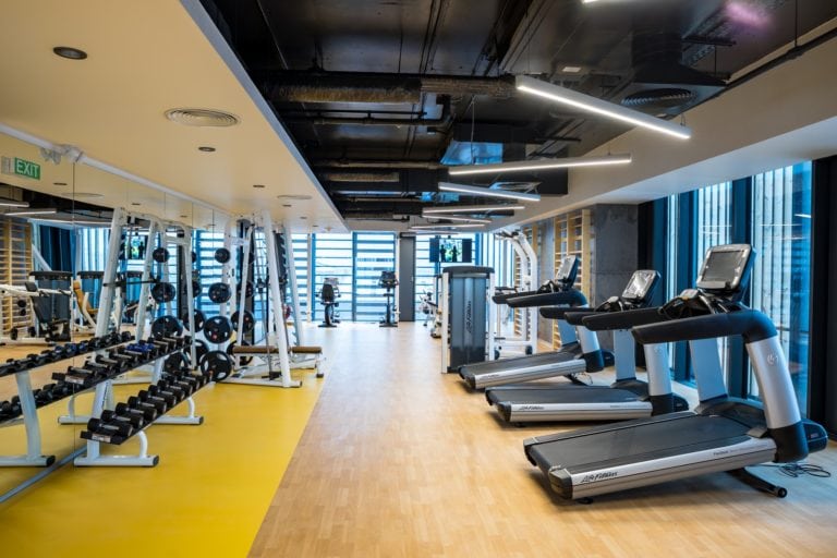 Sediul Central Lidl Romania sala fitness 2