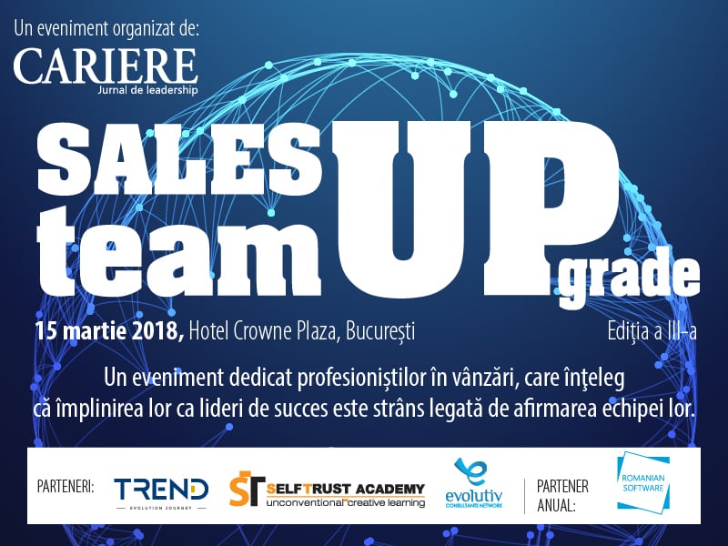 Sales Team Upgrade, evenimentul dedicat directorilor de vânzări!