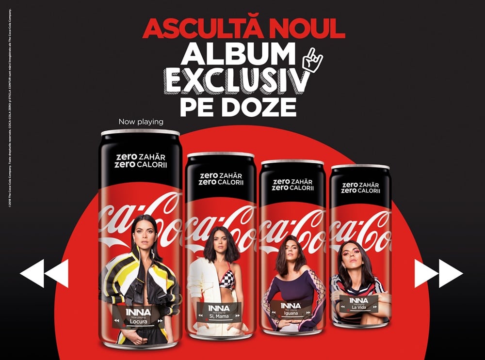 Muzică pe dozele de Coca-Cola