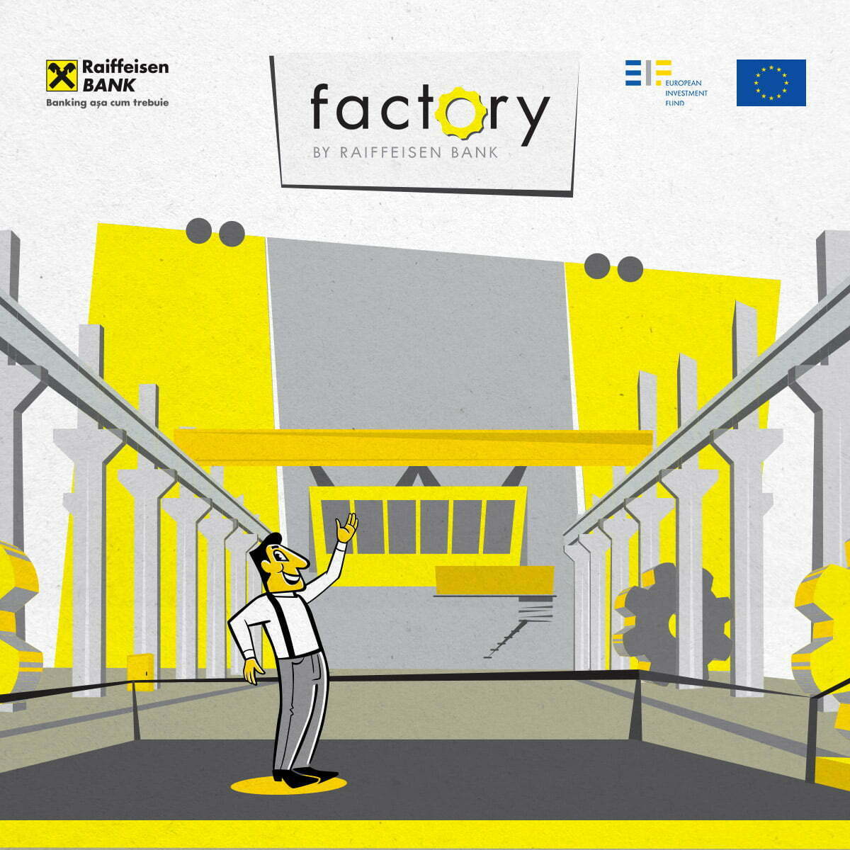 Finantare pentru antreprenori prin “factory by Raiffeisen Bank”