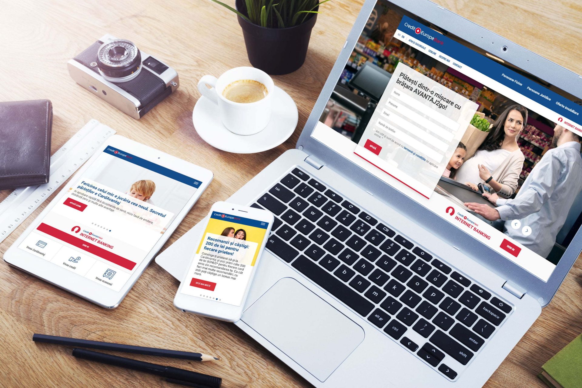 Credit Europe Bank își relansează site-ul