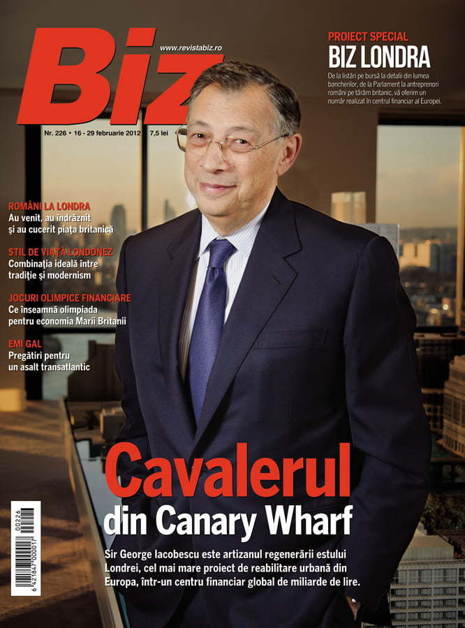Biz magazine cover - Biz London
