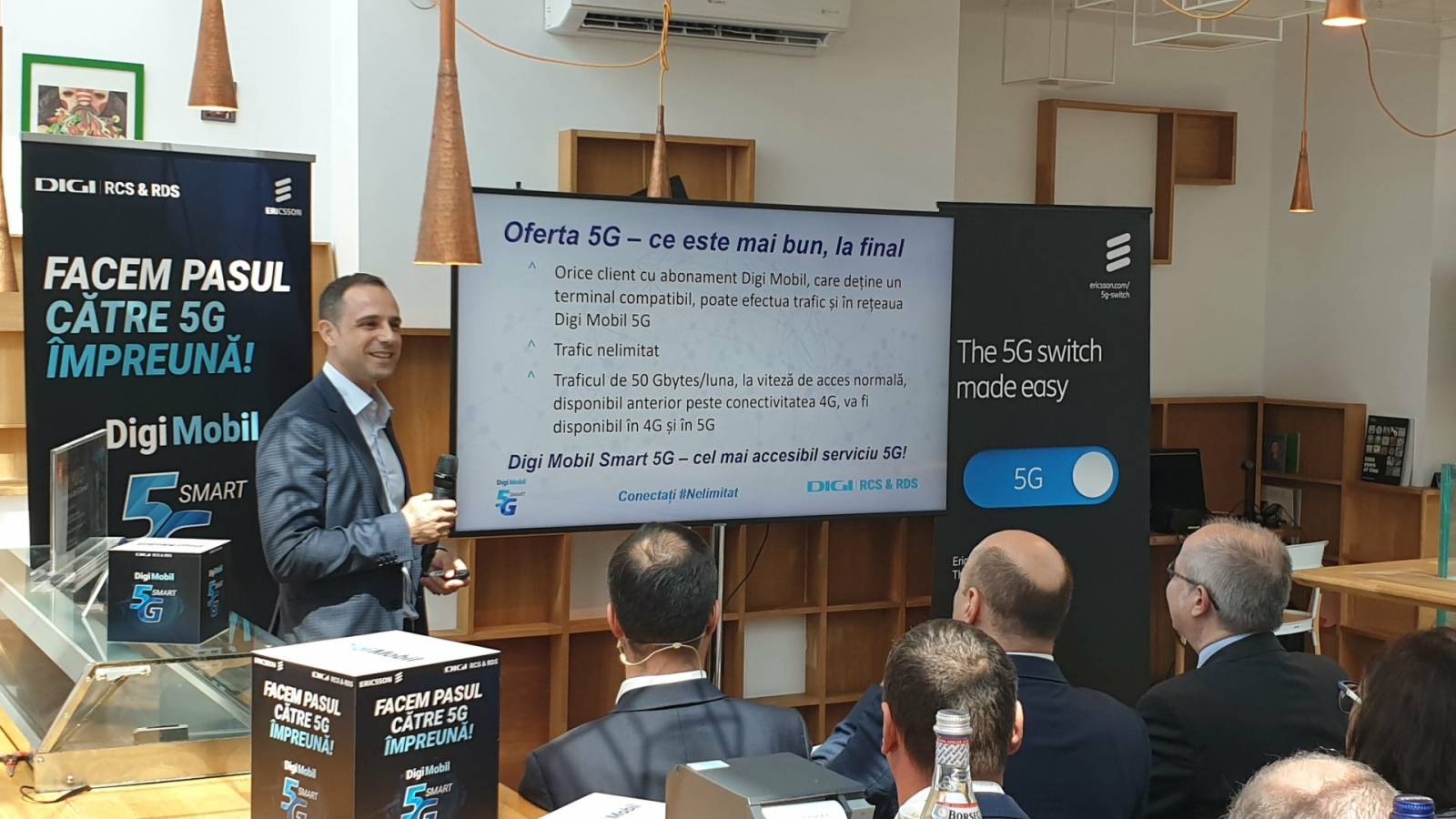 RCS&RDS lansează servicii 5G în cinci orașe din România