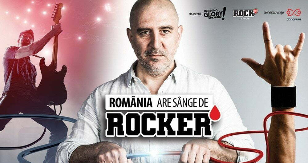 Numărul donatorilor de sânge a crescut cu 20% în urma campaniei ”România are sânge de rocker”