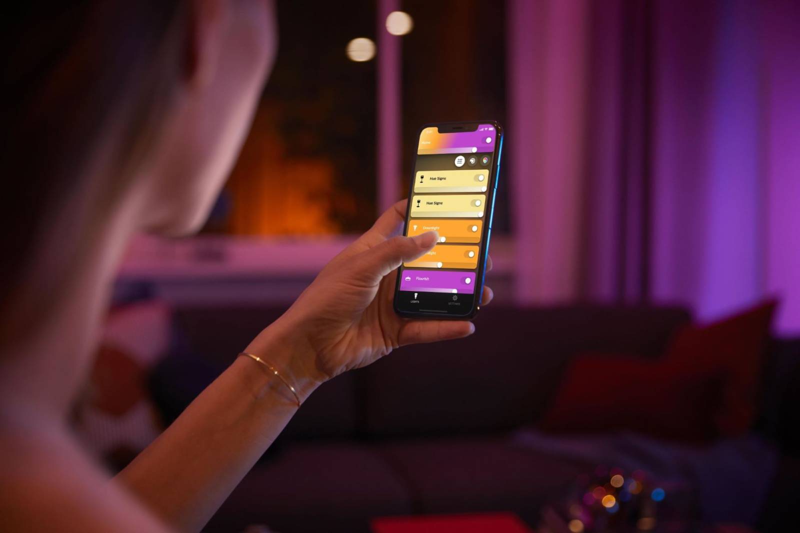 Reglează lumina din Bluetooth
