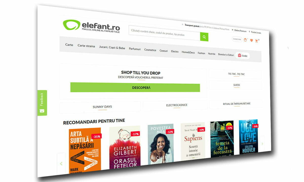 elefant.ro website