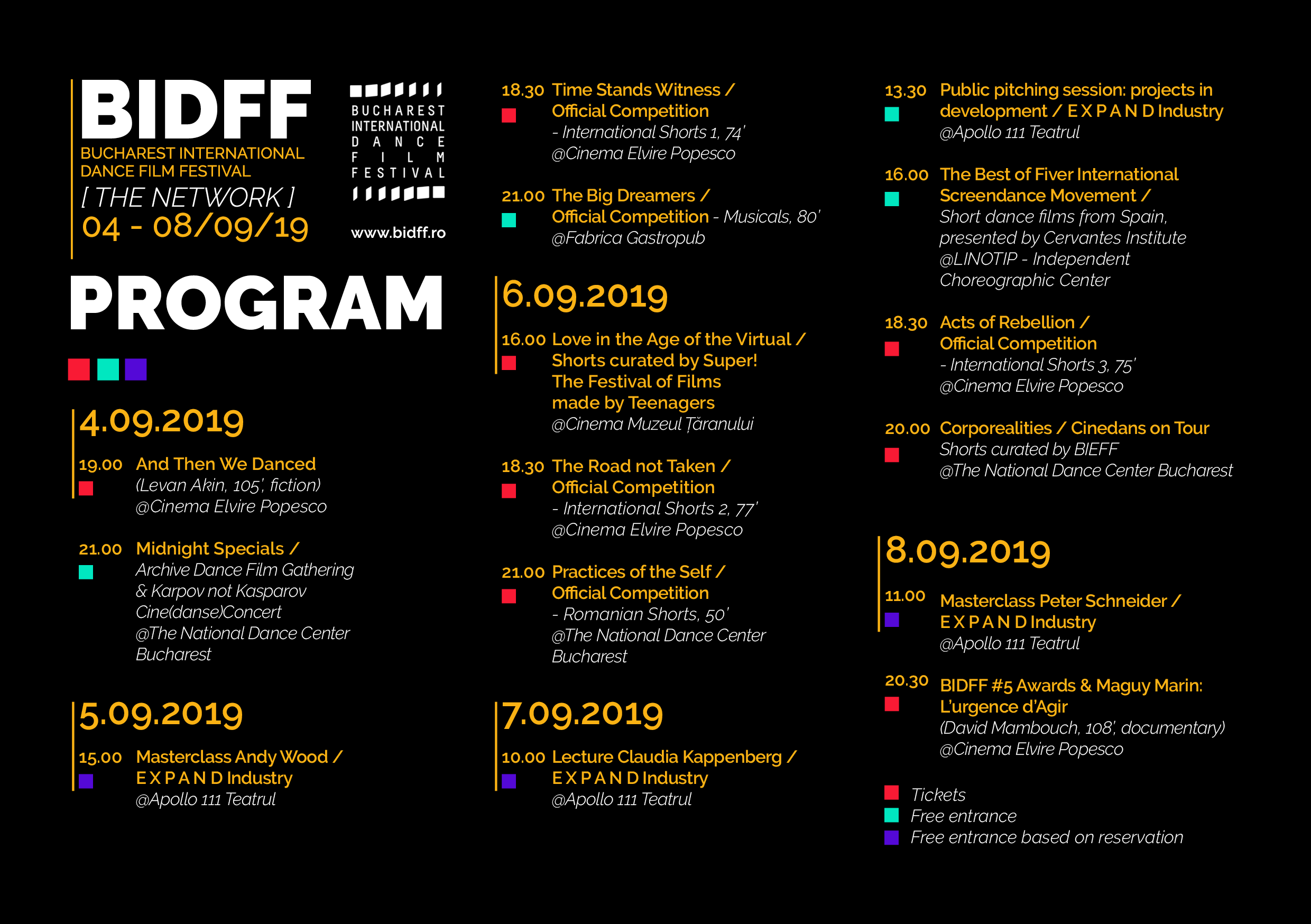 A început Bucharest International Dance Film Festival