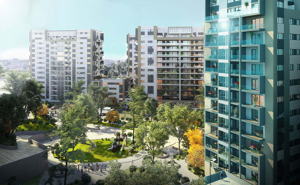 Gran Via Park: A început amenajarea primului parc verde privat