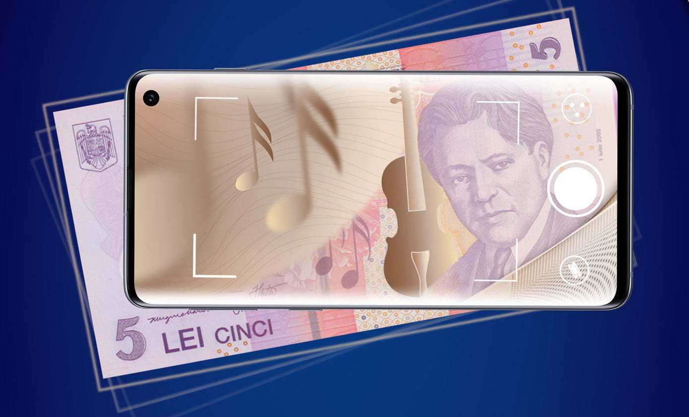 Urmărește Festivalul Enescu cu bancnota de 5 lei, prin dARe by Samsung