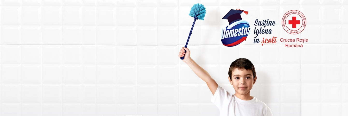 Domestos și Crucea Roșie modernizează toaletele școlilor din România
