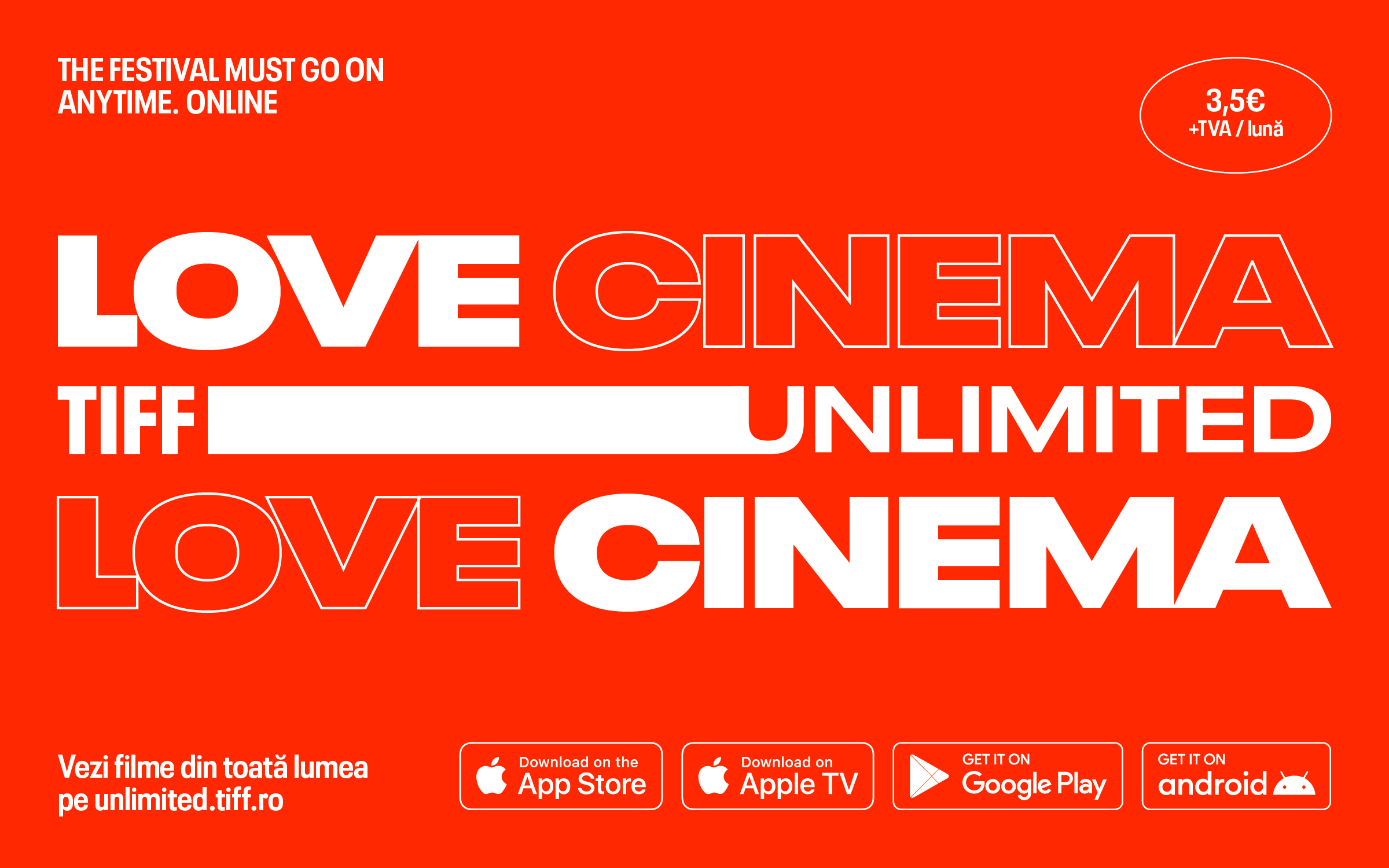 Platforma TIFF Unlimited disponibilă și în aplicațiile iOS și Android