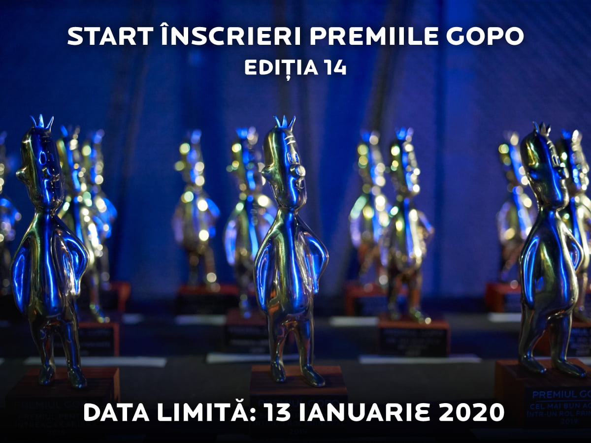 S-a dat startul înscrierilor filmelor pentru Premiile Gopo 2020