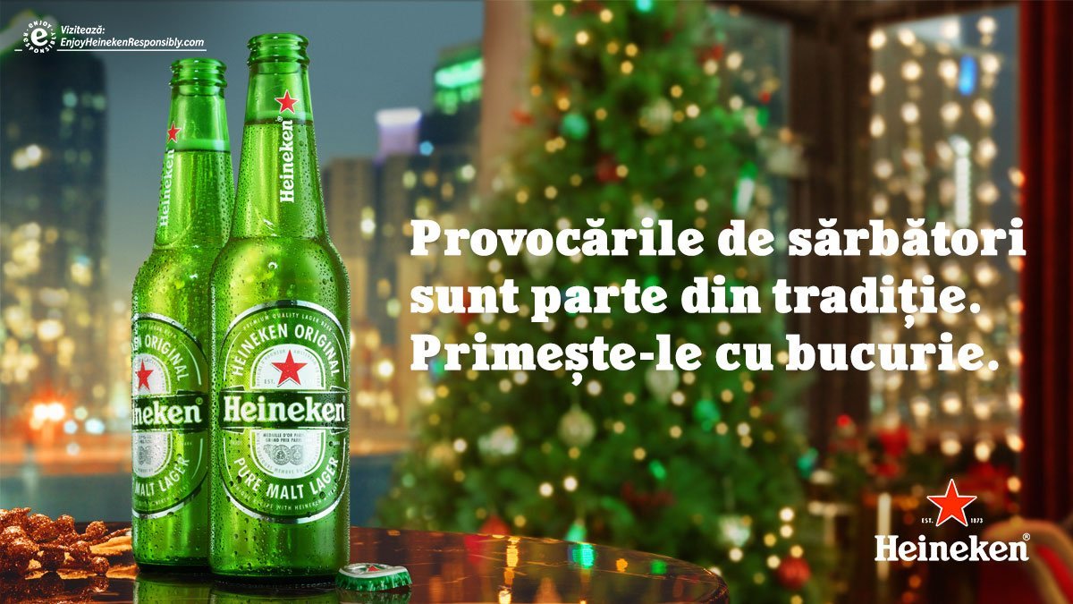 Vedete de radio și TV susțin campania Heineken de sărbători