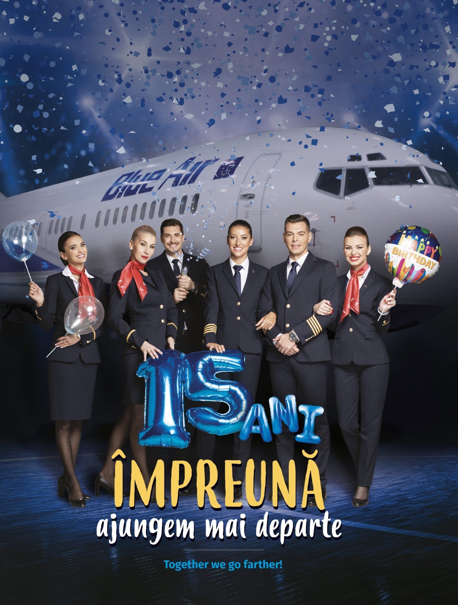 Blue Air aniversează 15 ani și lansează Blue Benefits