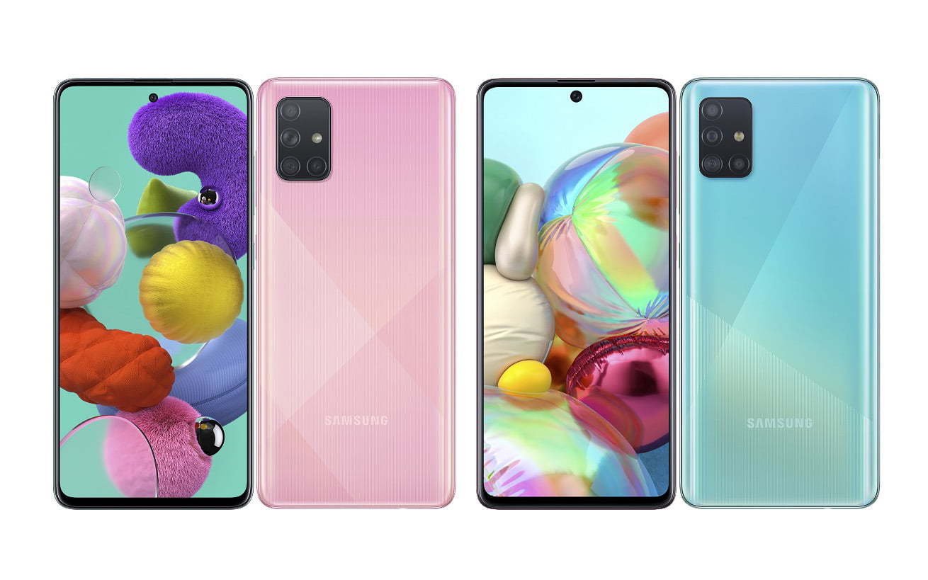 Samsung lansează Galaxy A71 și Galaxy A51, cu display Infinity-O