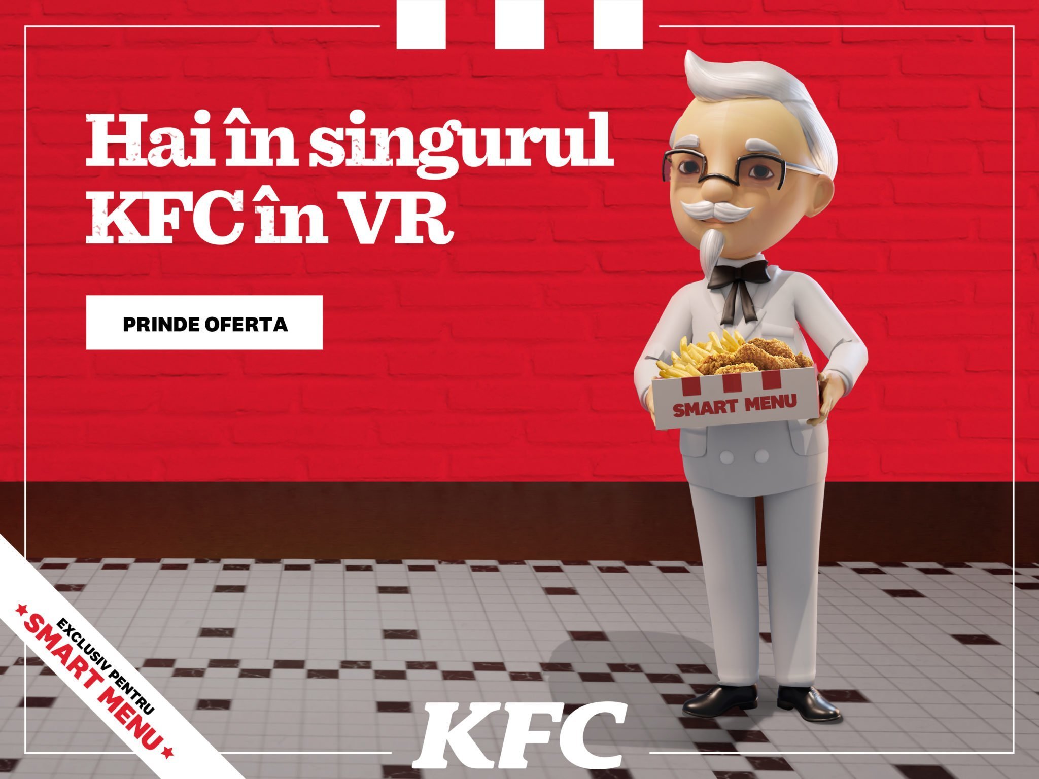 KFC anunță deschiderea singurului restaurant virtual