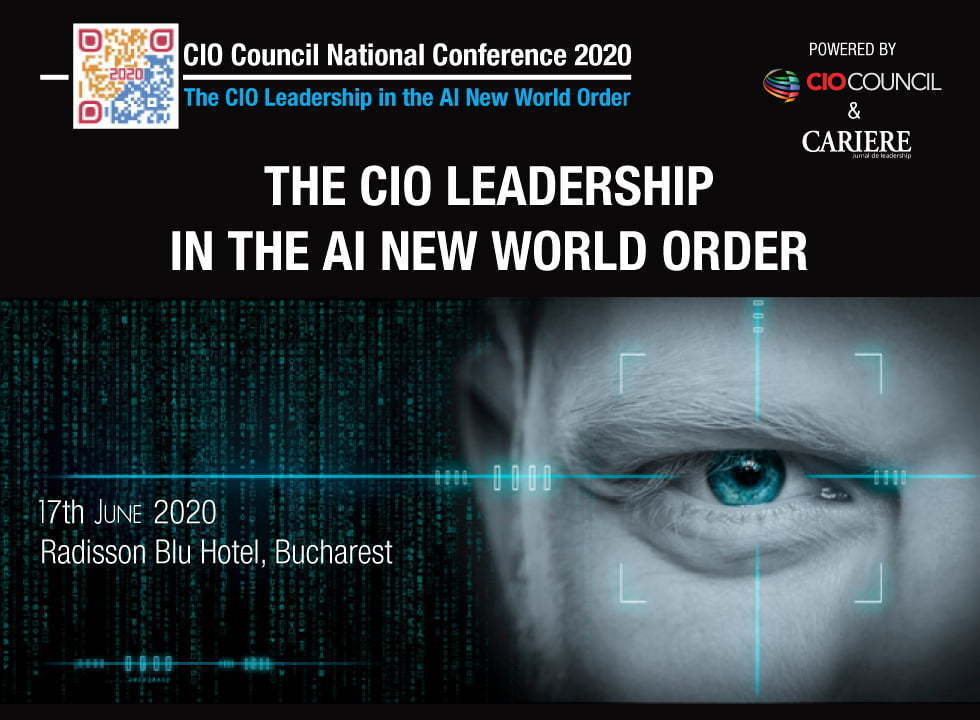 Conferința Națională CIO Council România: The CIO Leadership in the New AI World Order, a fost repro...