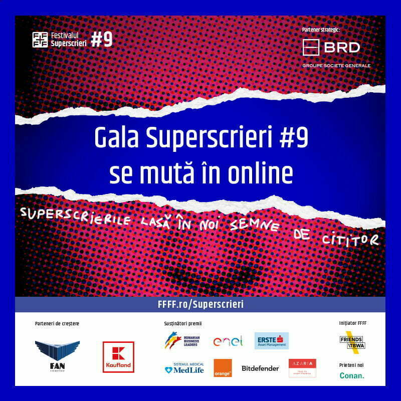 Gala Superscrieri se transmite live pe Facebook