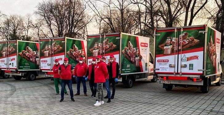 Alimente donate pentru cei aflați în carantină