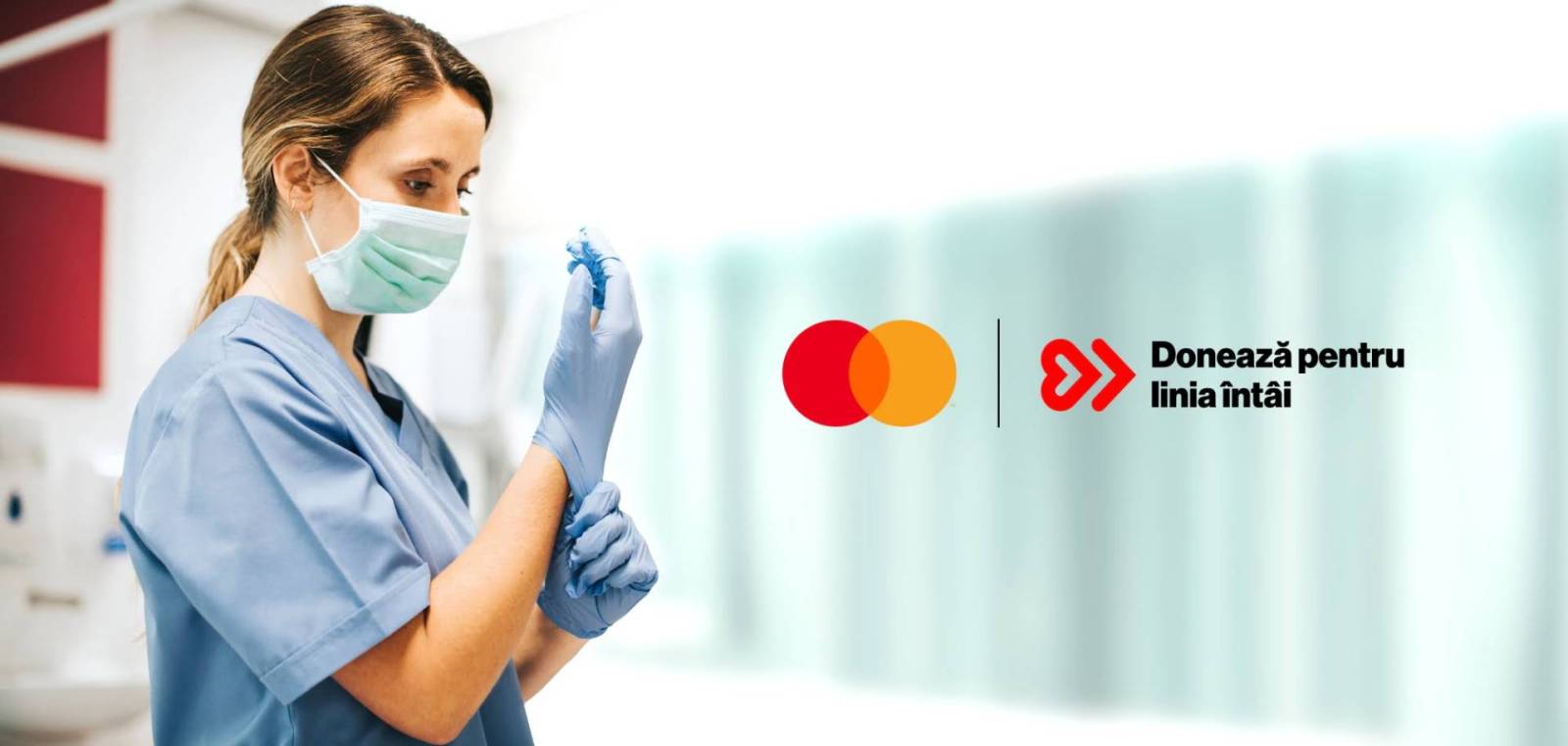 Mastercard donează 500.000 de lei în cadrul campaniei „Donează pentru linia întâi”
