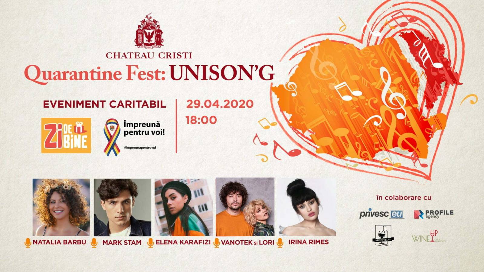 Asociația Zi de Bine aduce în România primul festival online, caritabil, de muzică de peste Prut