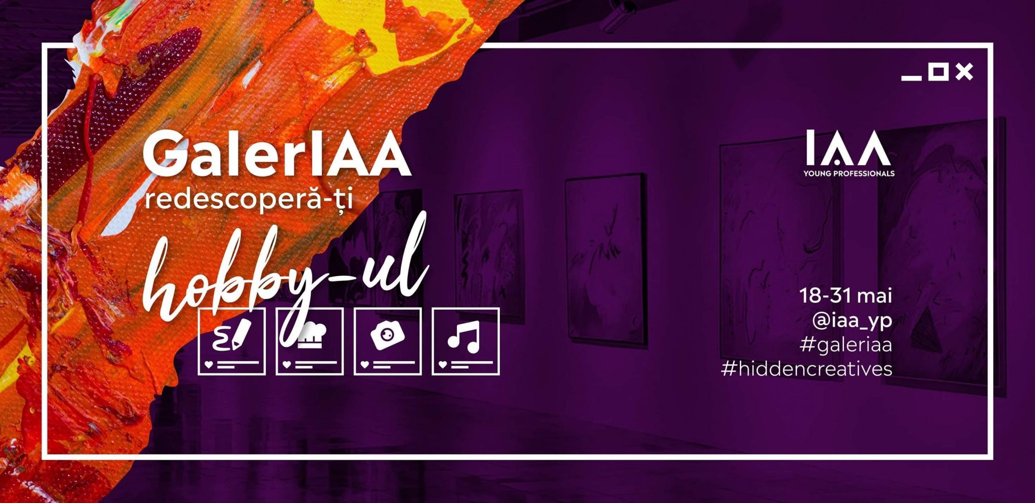 GalerIAA, expoziție virtuală pe parcursul lunii mai