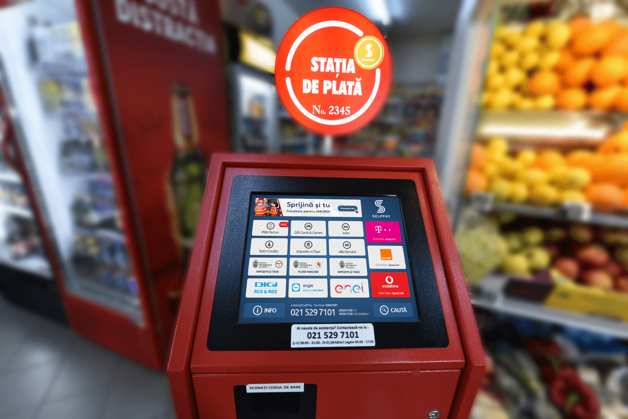 stație plată SelfPay