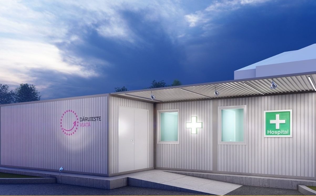 Isopan donează materialele pentru ridicarea spitalului modular construit de „Dăruiește Viață”