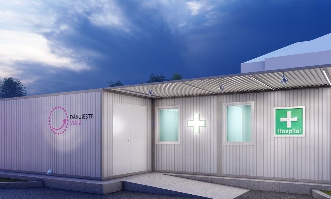 Allianz-Țiriac Asigurări dotează cu aparate ATI spitalul modular construit de „Dăruiește Viață”