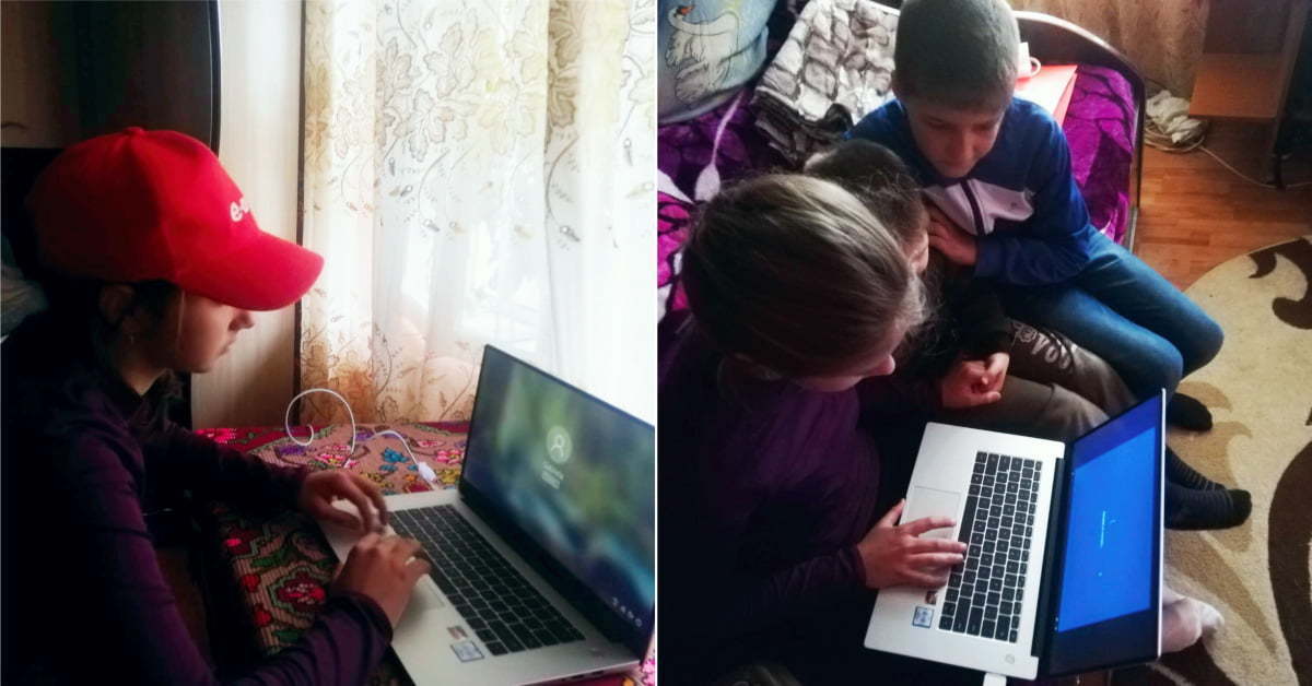 E.ON donează laptopuri copiilor fără posibilități să participe la școala online