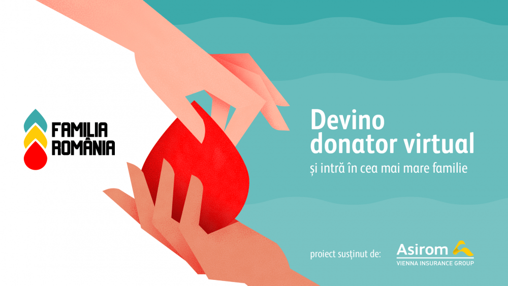 Asirom susține prima platformă de donatori de sânge virtuali