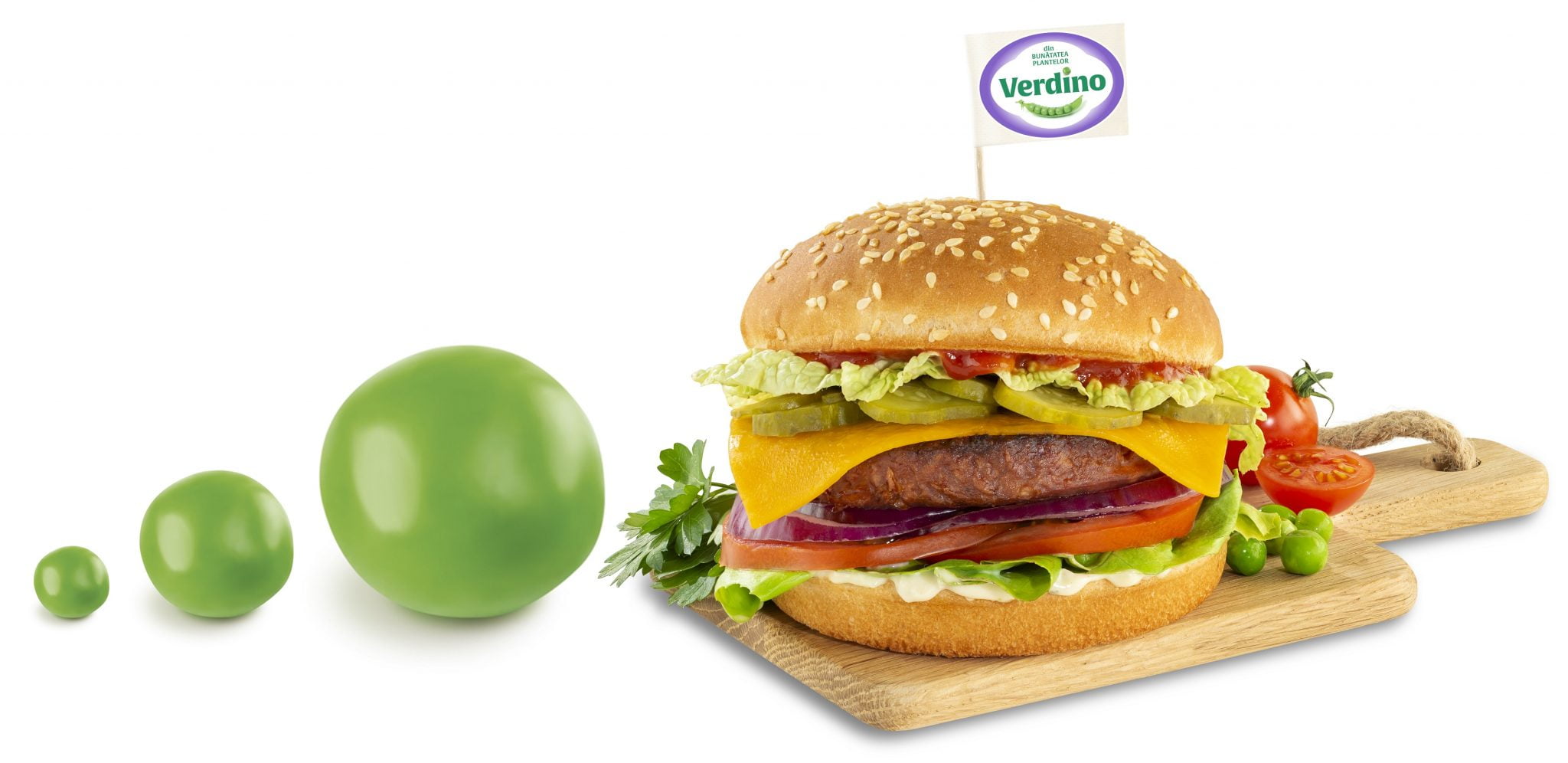 Investiție de 3 milioane de euro într-o afacere care produce burgeri din proteină de mazăre