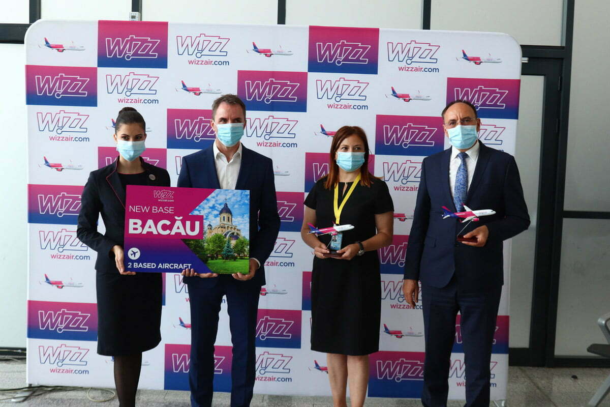 Wizz Air va zbura din toamnă de la Bacău către 12 destinații europene