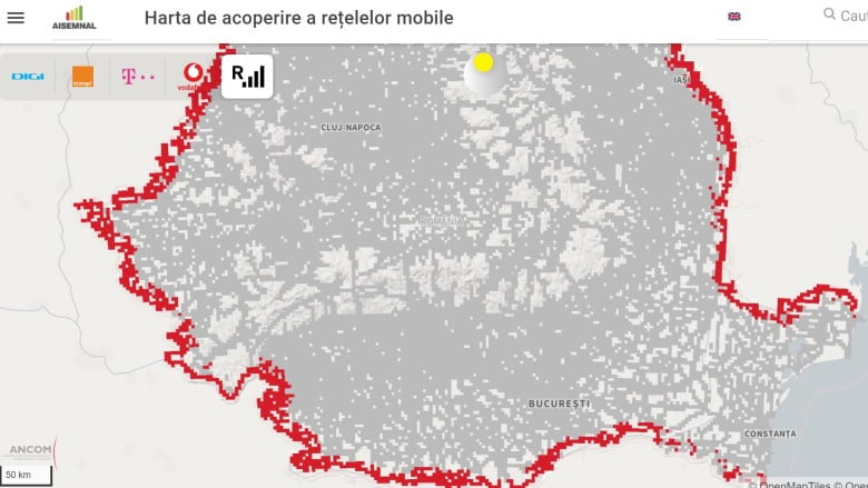Urmărește harta Aisemnal.ro pentru a nu avea surprize cu roaming-ul în zone de graniță