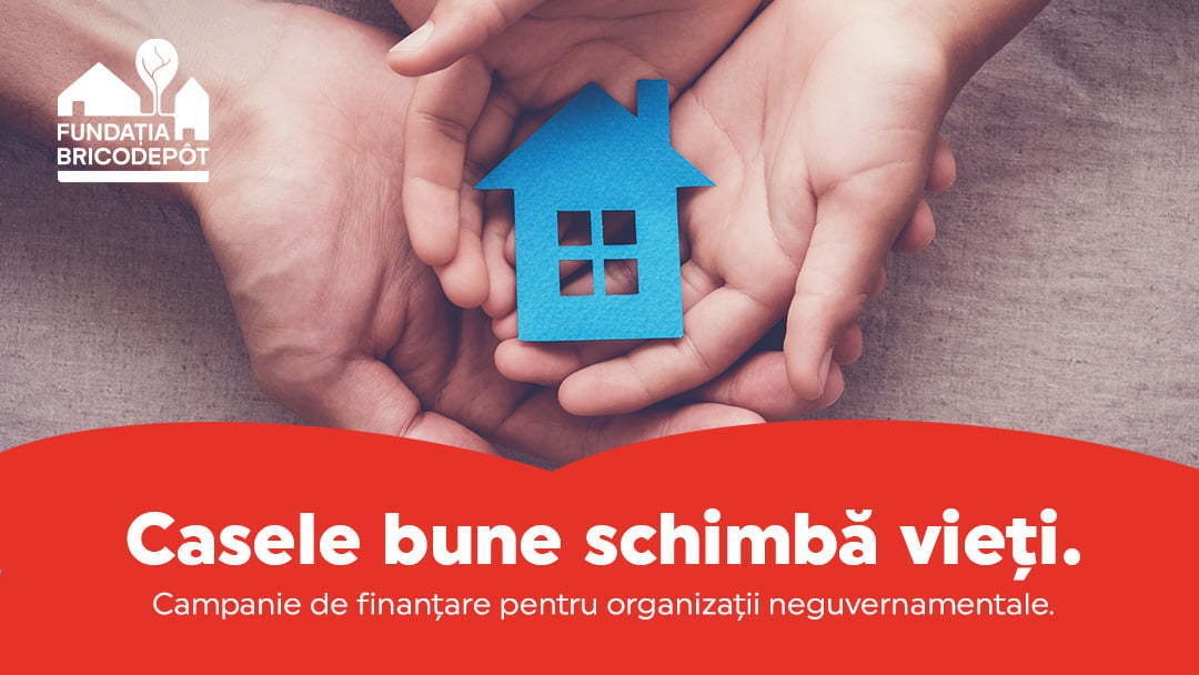 Fundația BricoDépôt pornește prima campanie de finanțare