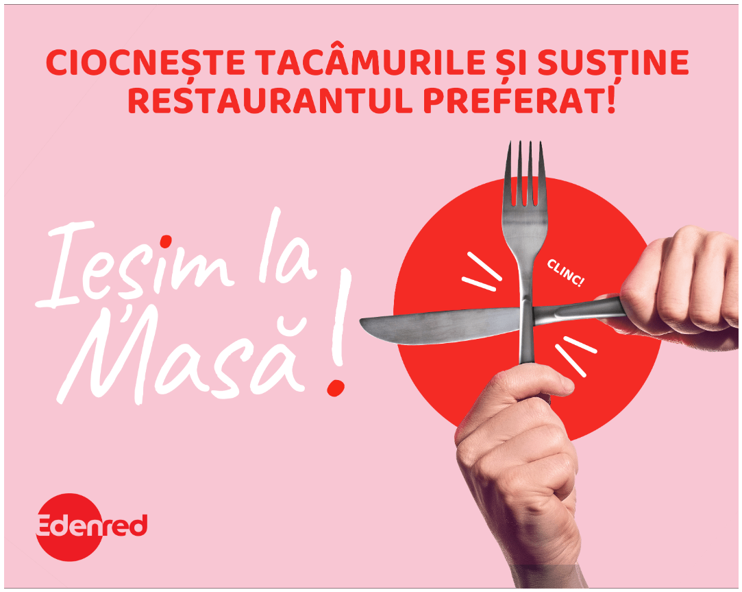 Edenred România, program de susținere a restaurantelor