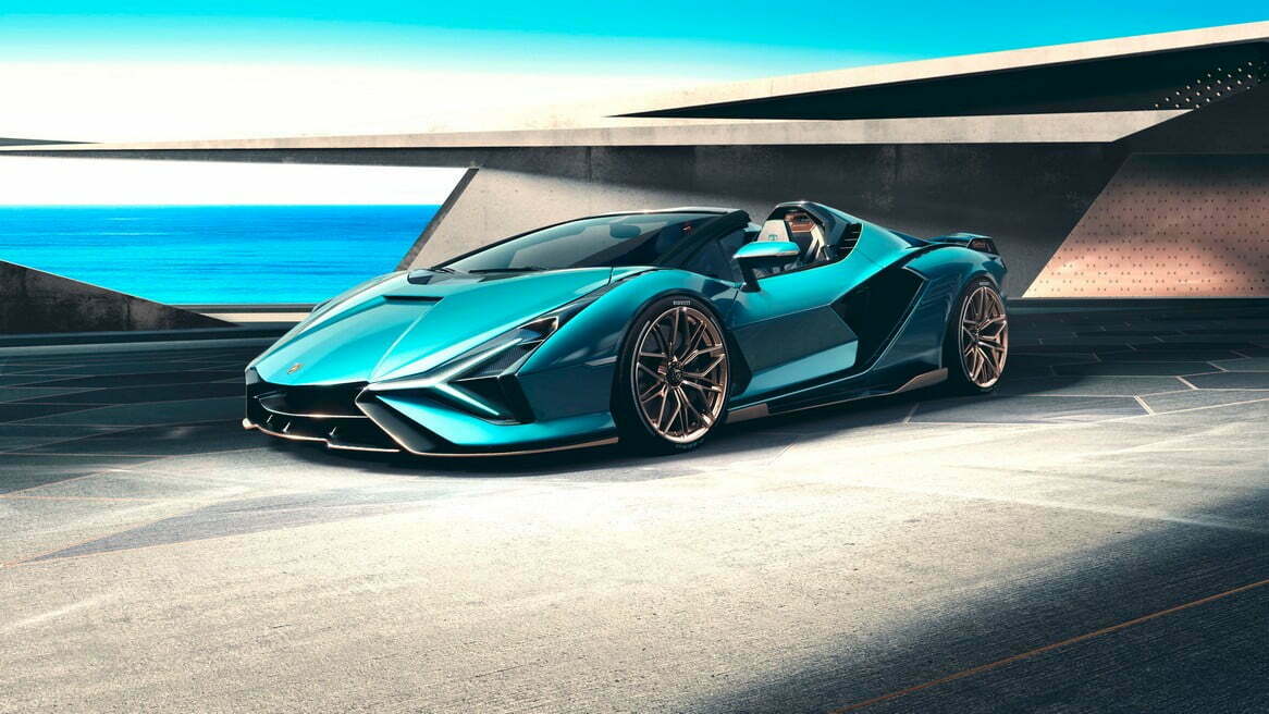 Lamborghini Sián Roadster, monstrul decapotabil hibrid al verii (FOTO)